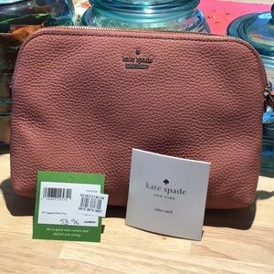 Kate Spade Make up purse rose color